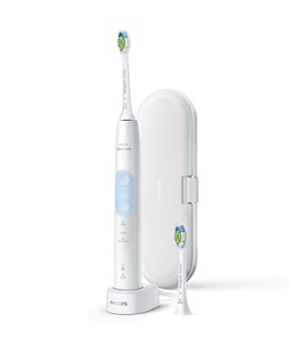 Birste Philips | HX6859/29 | Sonicare ProtectiveClean 5100 Electric Toothbrush | Rechargeable | For adults | ml | Number of heads | White/Light Blue | Number of brush heads included 2 | Number of teeth brushing modes 3 | Sonic technology  Hover