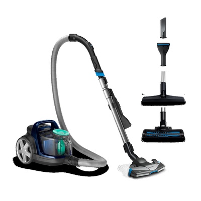  Philips | Vacuum cleaner | PowerPro Active FC9556/09 | Bagless | Power 900 W | Dust capacity 1.5 L | Blue