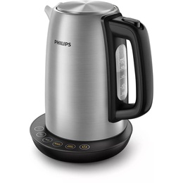 Tējkanna Philips | Kettle | HD9359/90 | Electric | 2200 W | 1.7 L | Plastic/Stainless Steel | 360° rotational base | Grey