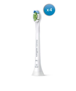 Birste Philips | Compact Sonic Toothbrush Heads | HX6074/27 Sonicare W2c Optimal | Heads | For adults and children | Number of brush heads included 4 | Number of teeth brushing modes Does not apply | Sonic technology | White  Hover