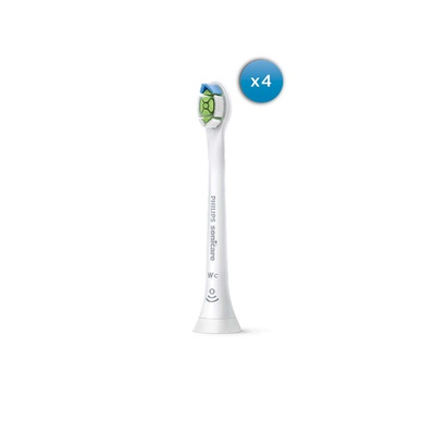 Birste Philips | Compact Sonic Toothbrush Heads | HX6074/27 Sonicare W2c Optimal | Heads | For adults and children | Number of brush heads included 4 | Number of teeth brushing modes Does not apply | Sonic technology | White