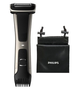 Philips | Showerproof body groomer | BG7025/15 | Body groomer | Number of length steps 5 | Black/Stainless  Hover