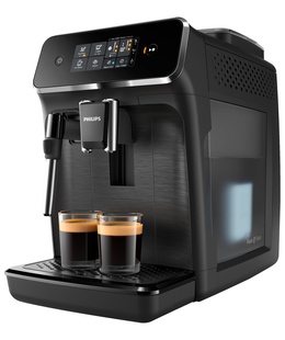  Philips Coffee Maker | EP2220/10 | Pump pressure 15 bar | Built-in milk frother | Automatic | 1500 W | Black  Hover