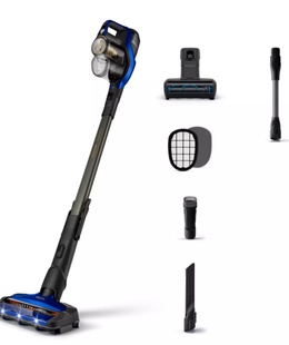  Philips | Vacuum cleaner | XC8049/01 | Cordless operating | Handstick | - W | 25.2 V | Operating time (max) 70 min | Blue/Black | Warranty 24 month(s)  Hover