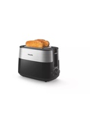 Tosteris Philips | Toaster | HD2516/90 Daily Collection | Power 830 W | Number of slots 2 | Housing material Plastic | Black