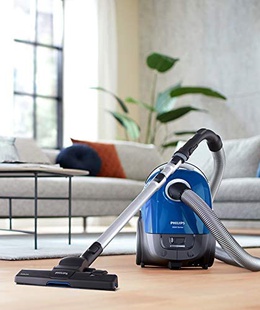 Philips | Vacuum cleaner | 3000 Series XD3110/09 | Bagged | Power 900 W | Dust capacity 3 L | Blue  Hover