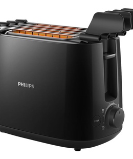 Tosteris Philips | Daily Collection Toaster | HD2583/90 | Number of slots 2 | Housing material Plastic | Black  Hover