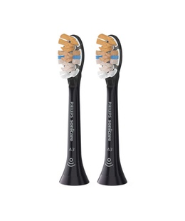Birste Philips | Standard Sonic Toothbrush Heads | HX9092/11 A3 Premium All-in-One | Heads | For adults and children | Number of brush heads included 2 | Number of teeth brushing modes Does not apply | Sonic technology | Black  Hover
