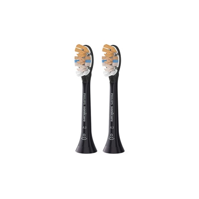Birste Philips | Standard Sonic Toothbrush Heads | HX9092/11 A3 Premium All-in-One | Heads | For adults and children | Number of brush heads included 2 | Number of teeth brushing modes Does not apply | Sonic technology | Black