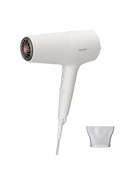 Fēns Philips Hair dryer | BHD501/00 5000 Series | 2100 W | Number of temperature settings 6 | Ionic function | White