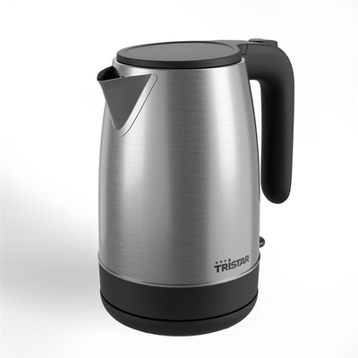Tējkanna Tristar Kettle | WK-1348 | Electric | 2200 W | 1.7 L | Stainless steel | 360° rotational base | Stainless Steel/Black