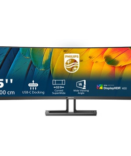 Monitors Philips | Curved Business Monitor | 45B1U6900C/00 | 44.5  | VA | HDR | 32:9 | 75 Hz | 4 ms | 5120 x 1440 pixels | 450 cd/m² | HDMI ports quantity 2 | Black | Warranty 24 month(s)  Hover