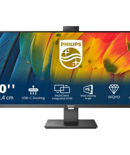 Monitors Philips | Business Monitor | 40B1U5601H/00 | 40  | IPS | 21:9 | 100 Hz | 4 ms | 3440 x 1440 pixels | 300 cd/m² | Black  Hover