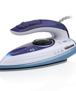  Tristar | Travel Steam Iron | ST-8152 | Steam Iron | 1000 W | Water tank capacity 60 ml | Continuous steam 15 g/min | Blue  Hover