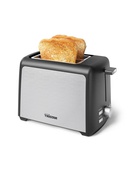 Tosteris Tristar Toaster | BR-1058 | Power 800 W | Number of slots 2 | Housing material Plastic | Silver Hover