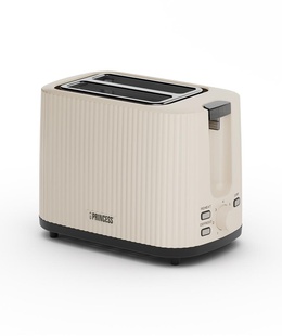 Tosteris Princess Wave Toaster | 428207 | Power 930 W | Number of slots 2 | Housing material Plastic | Beige  Hover