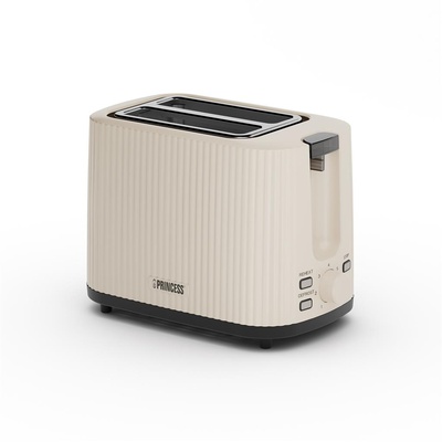 Tosteris Princess Wave Toaster | 428207 | Power 930 W | Number of slots 2 | Housing material Plastic | Beige