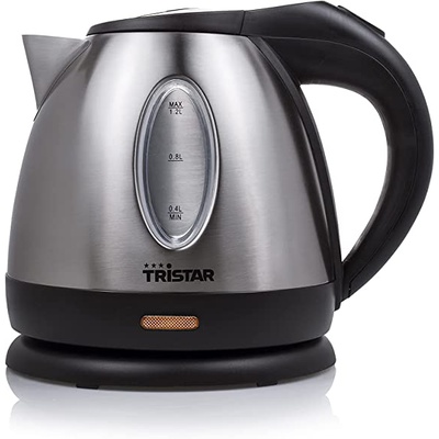 Tējkanna Tristar | Jug Kettle | WK-1323 | Standard | 1500 W | 1.2 L | Stainless steel | 360° rotational base | Silver