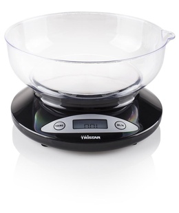 Tristar | Kitchen scale | KW-2430 | Maximum weight (capacity) 2 kg | Graduation 1 g | Display type LCD | Black  Hover