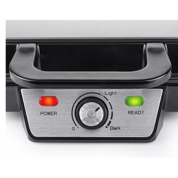  Tristar | Waffle maker | WF-2195 | 1000 W | Number of pastry 2 | Belgium | Black