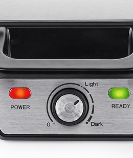  Tristar | Waffle maker | WF-2195 | 1000 W | Number of pastry 2 | Belgium | Black  Hover