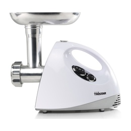 Gaļas maļamās mašīna Tristar | VM-4210 Meat Grinder | White | 3 Stainless steel grinding plates