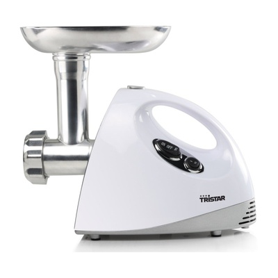 Gaļas maļamās mašīna Tristar | VM-4210 Meat Grinder | White | 3 Stainless steel grinding plates