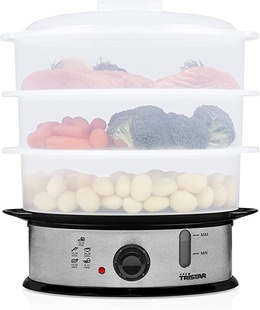  Tristar | Food Steamer | VS-3914 | Silver | 1200 W | Capacity 11 L | Number of baskets 3  Hover