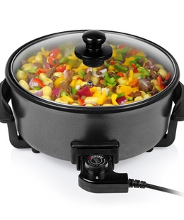 Tristar | Multifunctional grill pan XL | PZ-9135 | Diameter 30 cm | Grill | 1500 W | Lid included | Fixed handle | Black  Hover