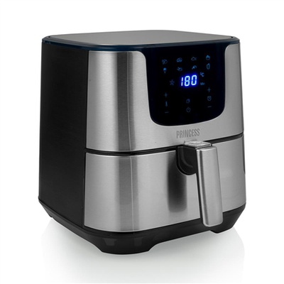  Princess | Digital Aerofryer Deluxe XXL | 182060 | Power 1700 W | Capacity 5.5 L | Black/Stainless Steel
