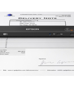  Epson | Wireless Mobile Scanner | WorkForce ES-60W | Colour | Document  Hover