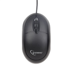 Pele Gembird | MUS-U-01 | Wired | Optical USB mouse | Black