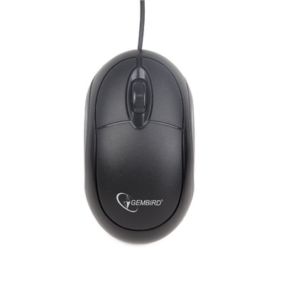 Pele Gembird | MUS-U-01 | Wired | Optical USB mouse | Black