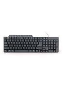 Tastatūra Gembird | KB-UM-104 Compact multimedia keyboard | Multimedia | Wired | US | Black | USB | 420 g Hover