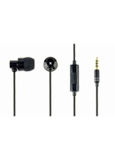 Austiņas Gembird | Metal earphones with microphone Paris | Built-in microphone | 3.5 mm | Black