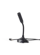 Austiņas Gembird | Desktop microphone | MIC-D-02 | 3.5 mm | Black | 3.5 mm audio plug