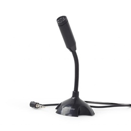 Austiņas Gembird | Desktop microphone | MIC-D-02 | 3.5 mm | Black | 3.5 mm audio plug