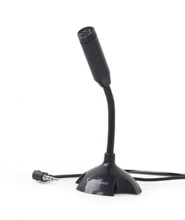 Austiņas Gembird | Desktop microphone | MIC-D-02 | 3.5 mm | Black | 3.5 mm audio plug  Hover
