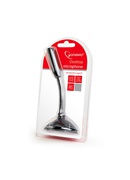 Austiņas Gembird | Desktop microphone | MIC-D-02 | 3.5 mm | Black | 3.5 mm audio plug Hover