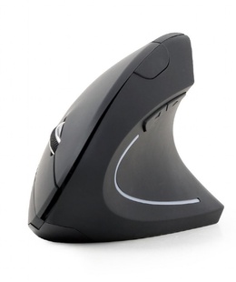 Pele Gembird | MUSW-ERGO-01 | 2.4GHz Wireless Optical Mouse | Optical Mouse | USB | Black  Hover