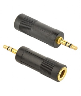  Cablexpert 6.35 mm female to 3.5 mm male audio adapter | A-6.35F-3.5M  Hover