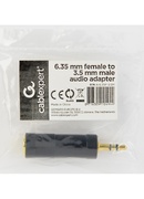  Cablexpert 6.35 mm female to 3.5 mm male audio adapter | A-6.35F-3.5M Hover