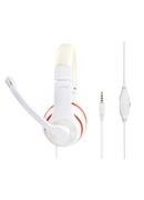 Austiņas Gembird | Stereo Headset | MHS 03 WTRD | 3.5 mm | White with Red Ring | Headset Hover