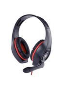Austiņas Gembird | Gaming headset with volume control | GHS-05-R | Built-in microphone | 3.5 mm 4-pin | Red/Black | Wired | Over-Ear