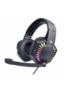 Austiņas Gembird | Wired | On-Ear | Microphone | Gaming headset with LED light effect | GHS-06