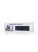 Tastatūra Gembird | Multimedia Keyboard | KB-UM-107 | Multimedia | Wired | US | Black