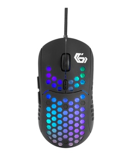 Pele Gembird | USB Gaming RGB Backlighted Mouse | MUSG-RAGNAR-RX400 | Wired | Gaming Mouse | Black  Hover