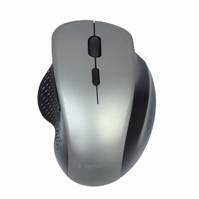 Pele Gembird | Wireless Optical mouse | MUSW-6B-02-BG | Optical mouse | USB | Black-Spacegrey