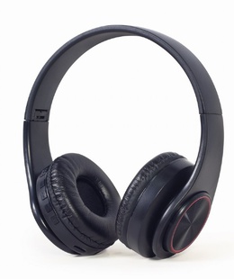 Austiņas Gembird | Stereo Headset with LED Light Effects | BHP-LED-01 | Bluetooth | On-Ear | Wireless | Black  Hover