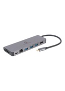  Cablexpert USB Type-C 5-in-1 multi-port adapter (Hub + HDMI + PD + card reader + LAN) | A-CM-COMBO5-05 | Adapter